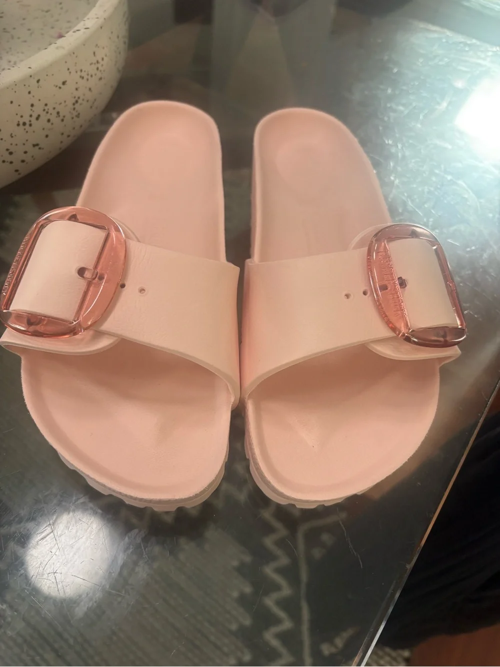 Birkenstock Arizona Big Buckle EVA Sandals Light Rose Pink